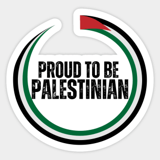 Proud To Be Palestinian Sticker